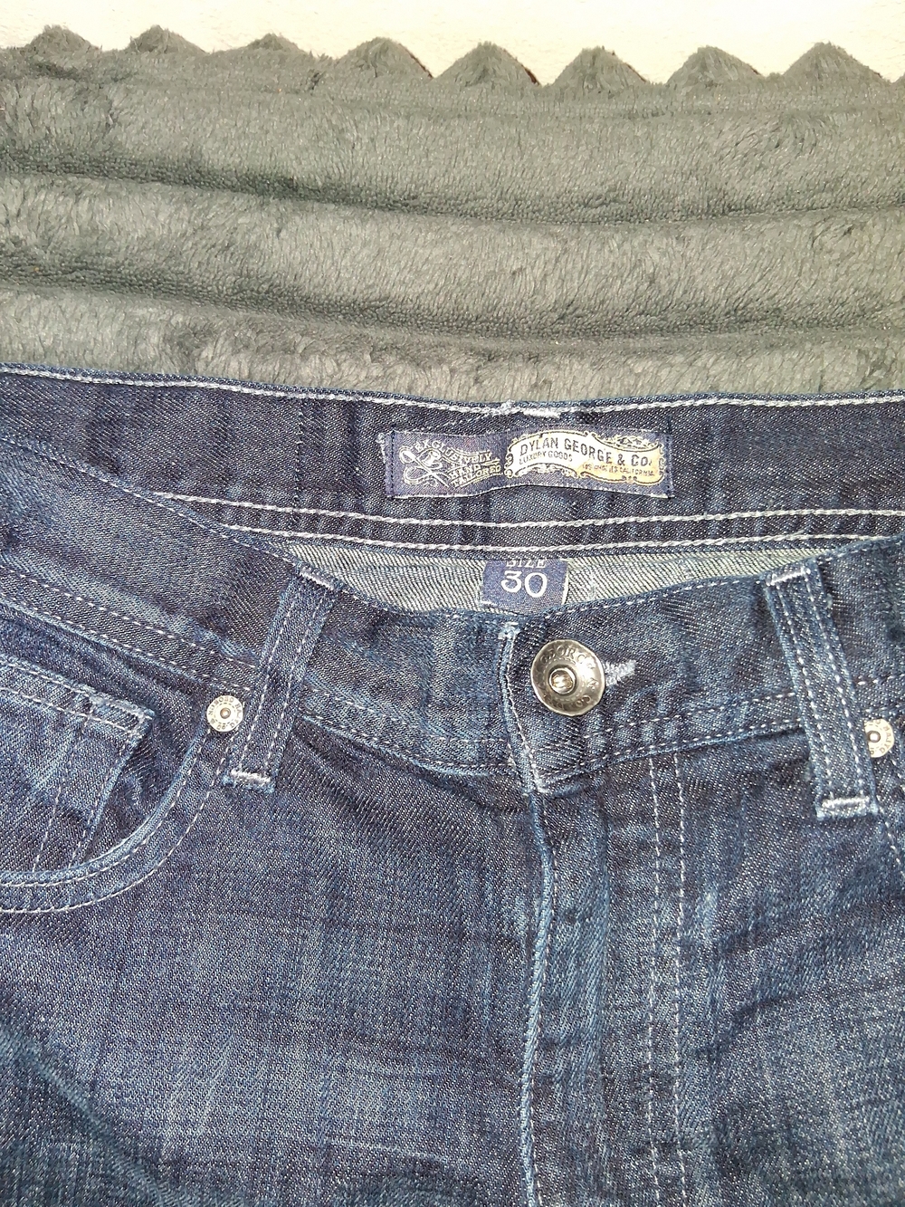 Dylan George & Co. Slim Jeans — Dark Blue